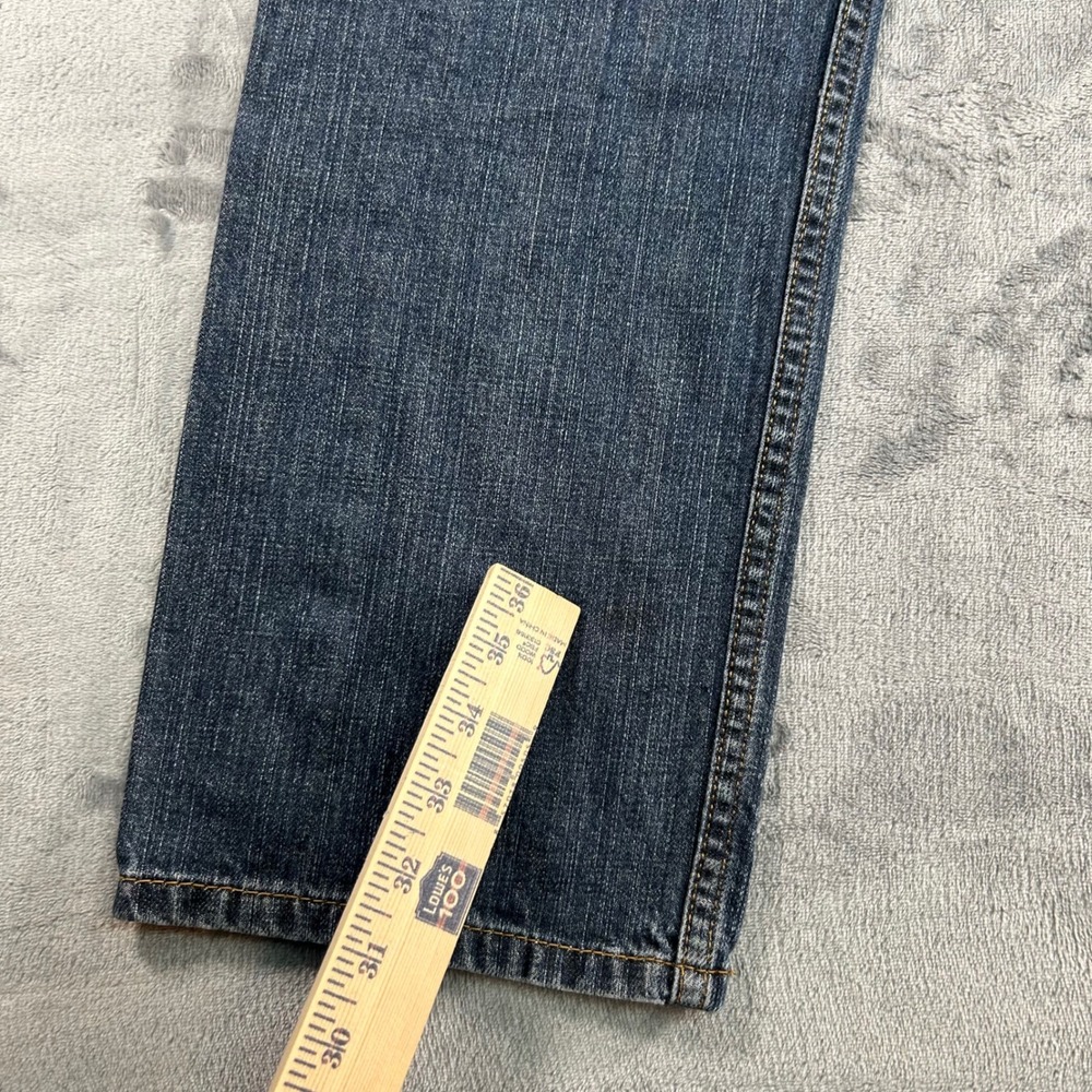 Levi Strauss & Co 505 Mens W32 L30 Straight Fit Blue Denim Jeans - Picture 8 of 8